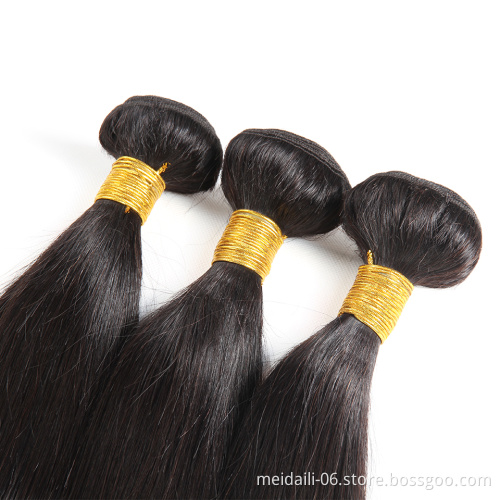 dropshipping cheap wholesale price 3 peruvian straight human hair bundles with closure